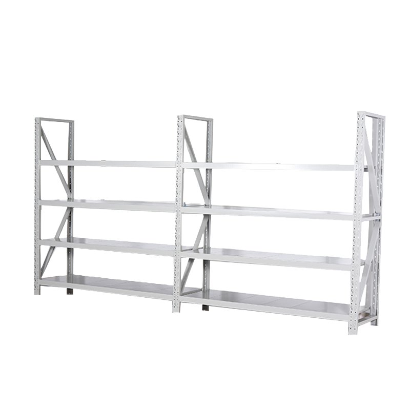 Heavy duty adjustable flexible steel shelf for supermarkets and drugstores warehouses